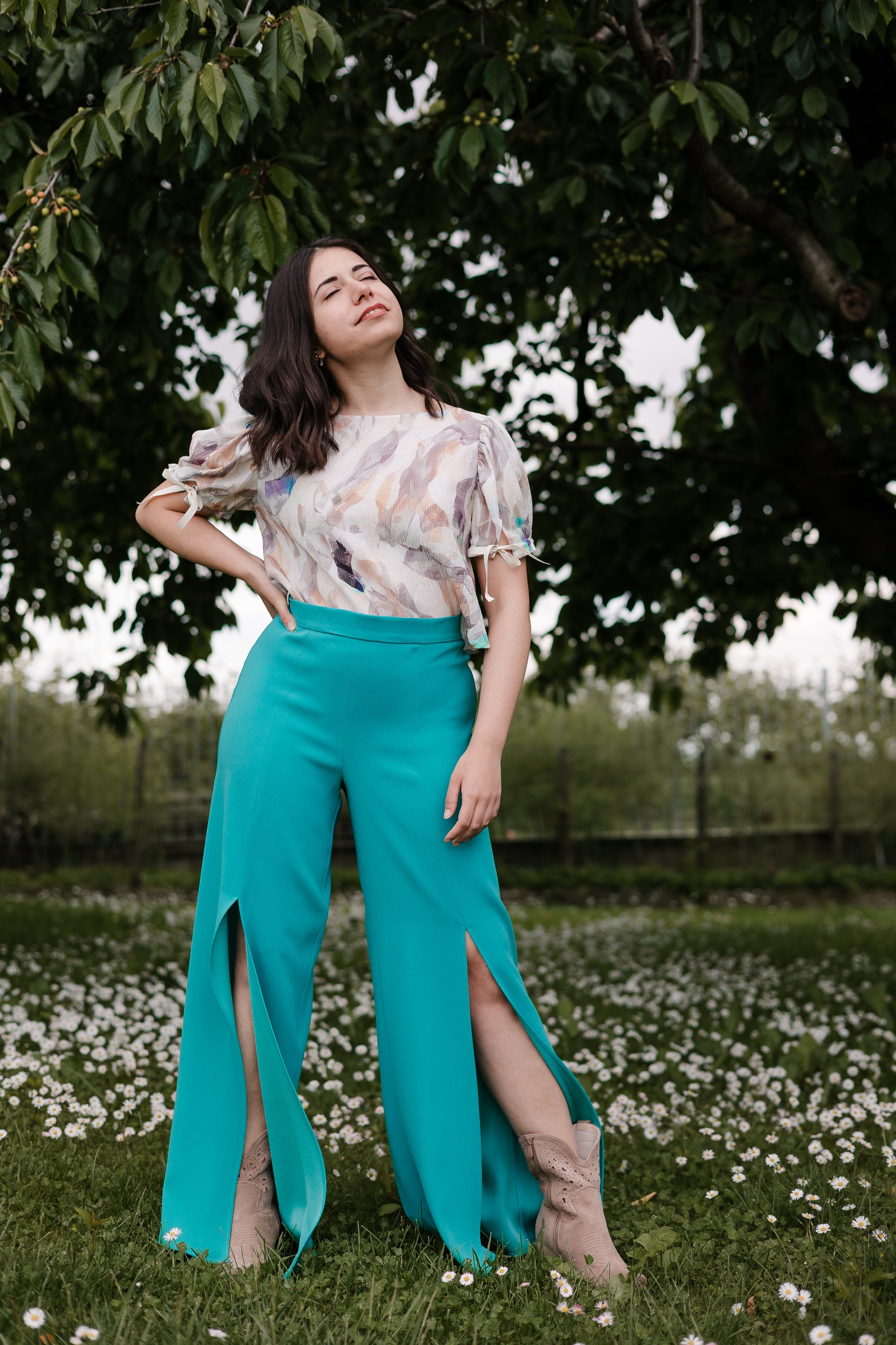 Pantalone MARGOT - Crèpe di viscosa