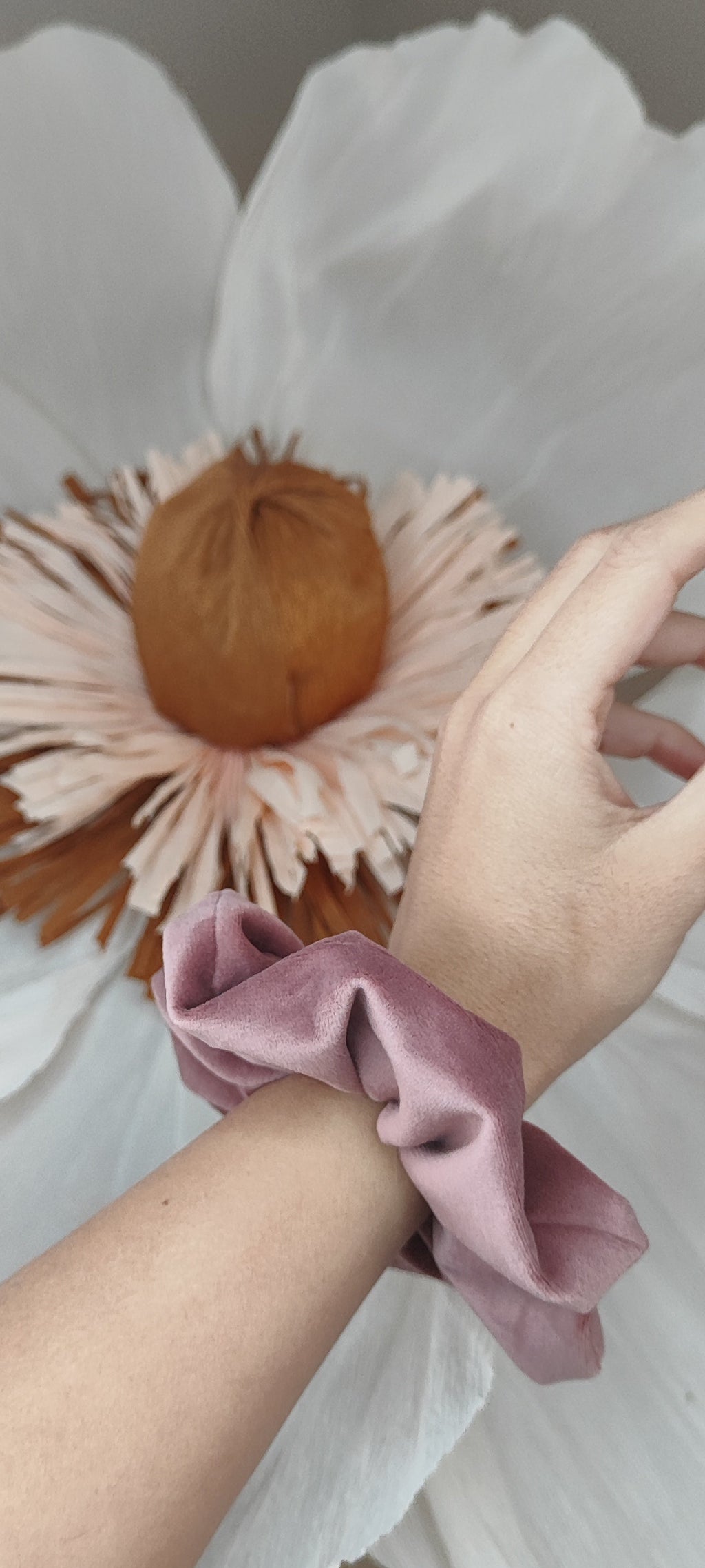 Scrunchie in tessuto