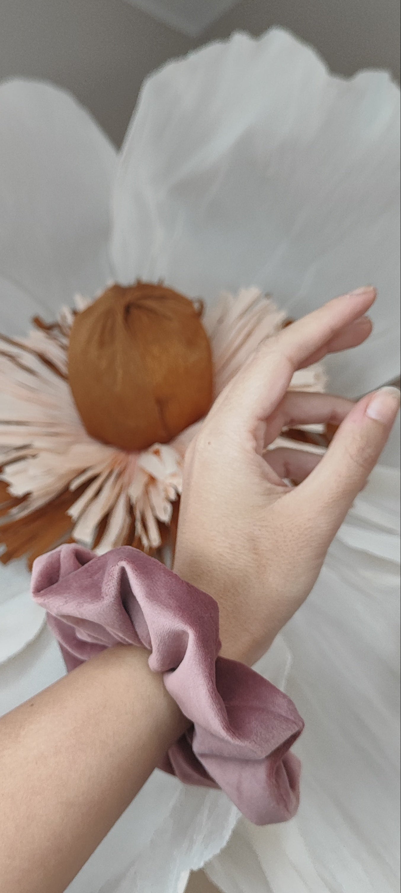 Scrunchie in tessuto