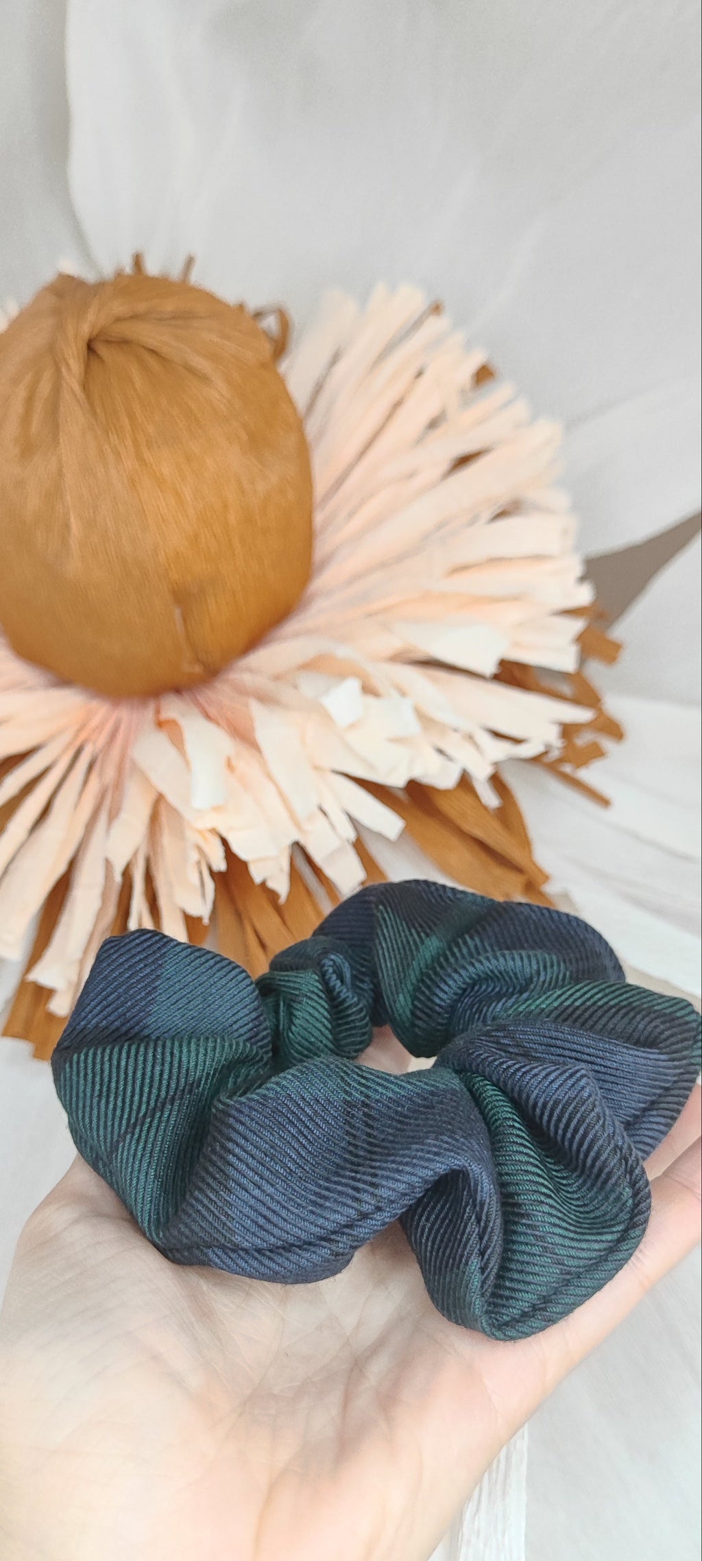 Scrunchie in tessuto