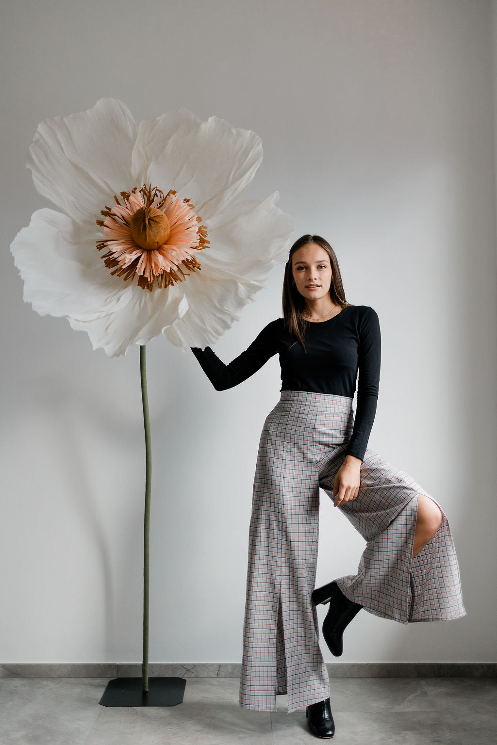 Pantalone MARGOT - Flanella di cotone fantasia