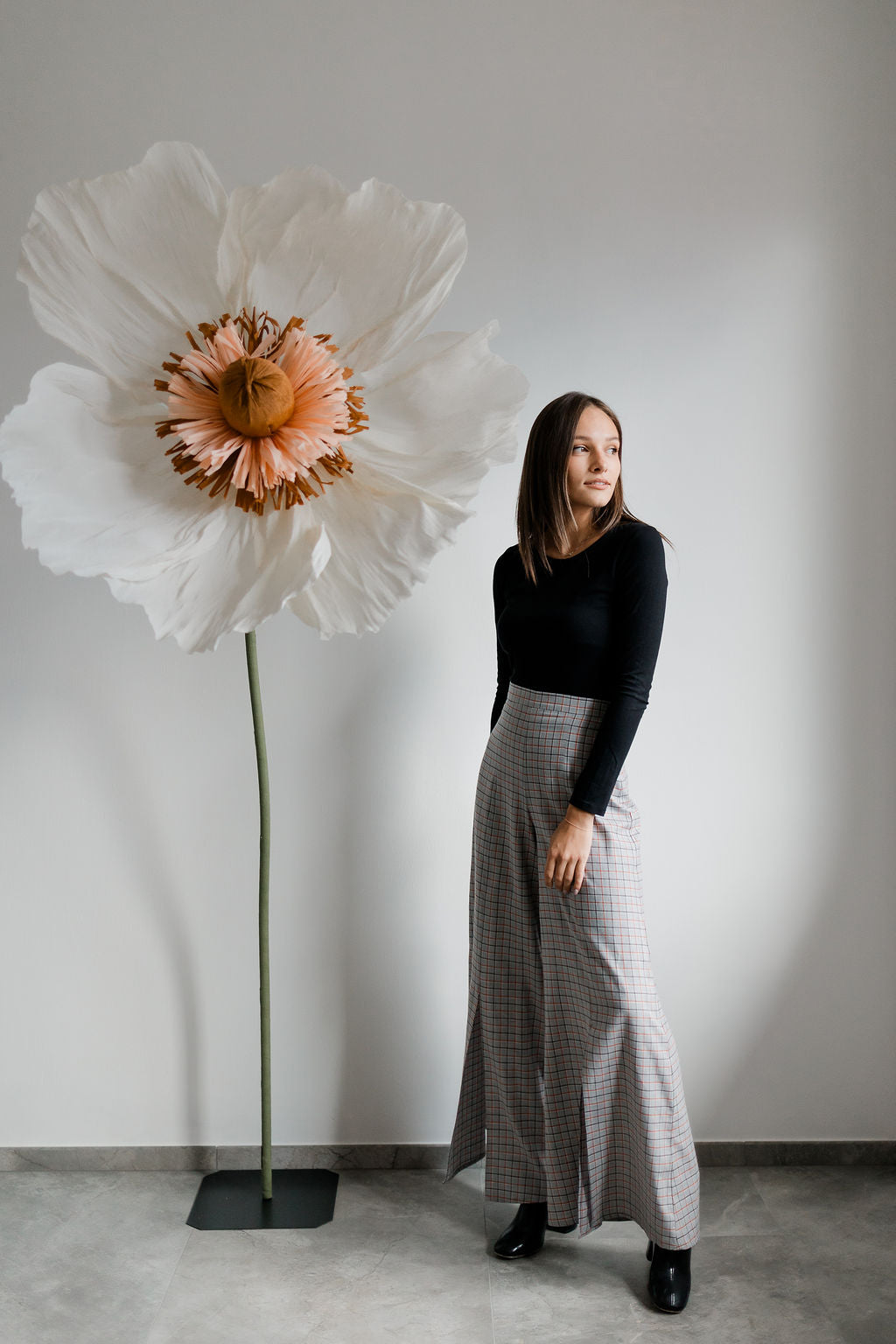 Pantalone MARGOT - Flanella di cotone fantasia