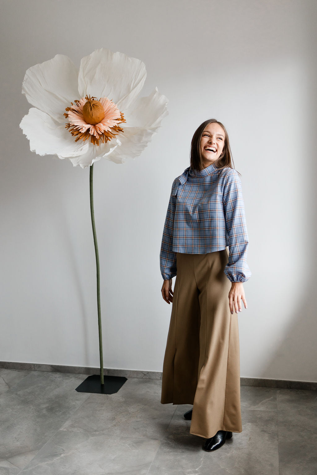 Pantalone MARGOT - Gabardine di lana