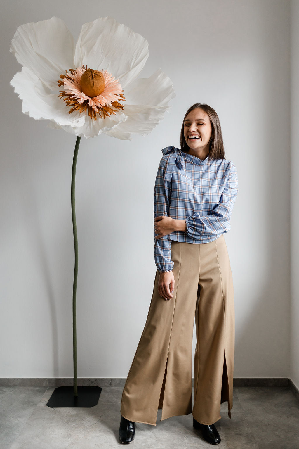 Pantalone MARGOT - Gabardine di lana