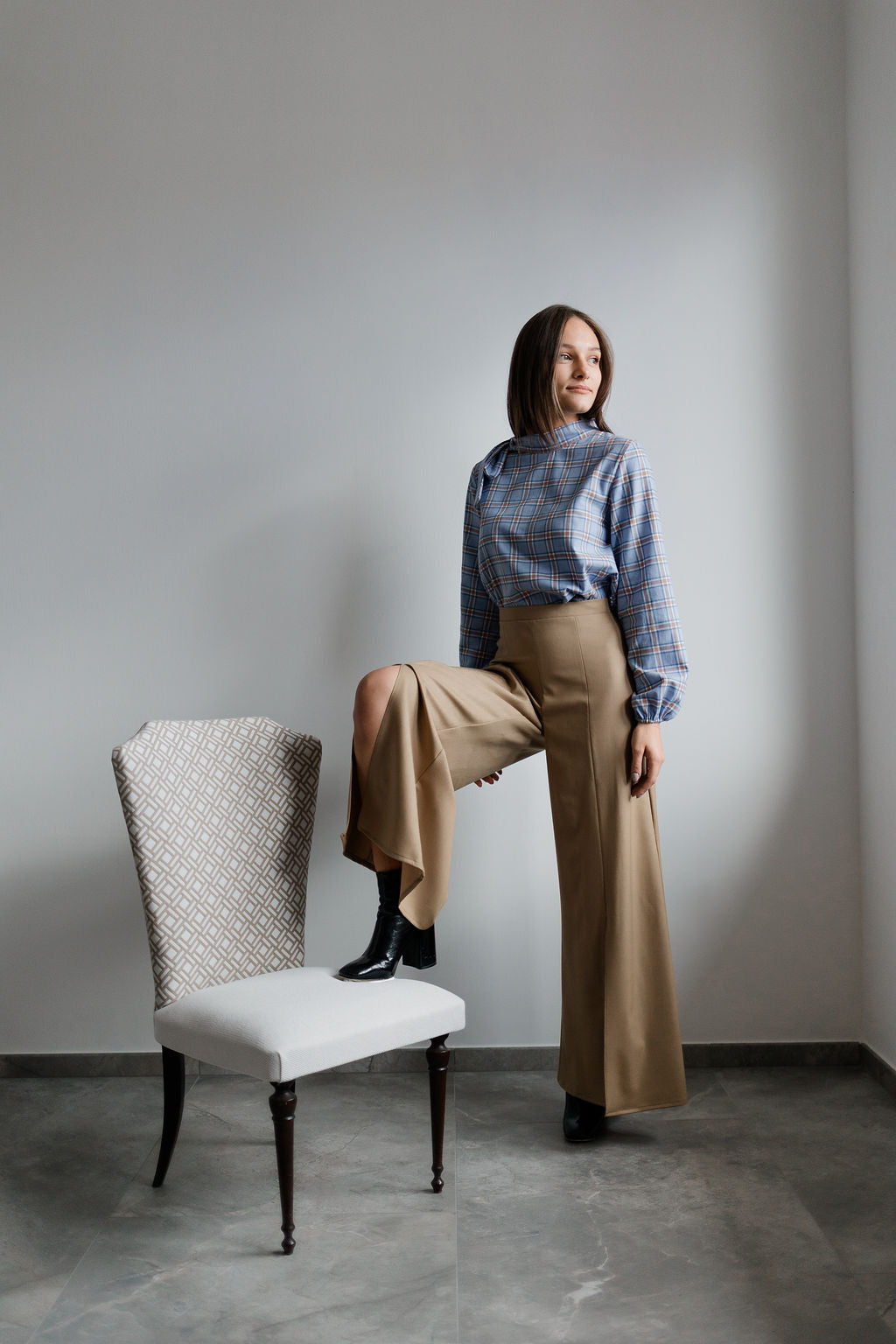 Pantalone MARGOT - Gabardine di lana