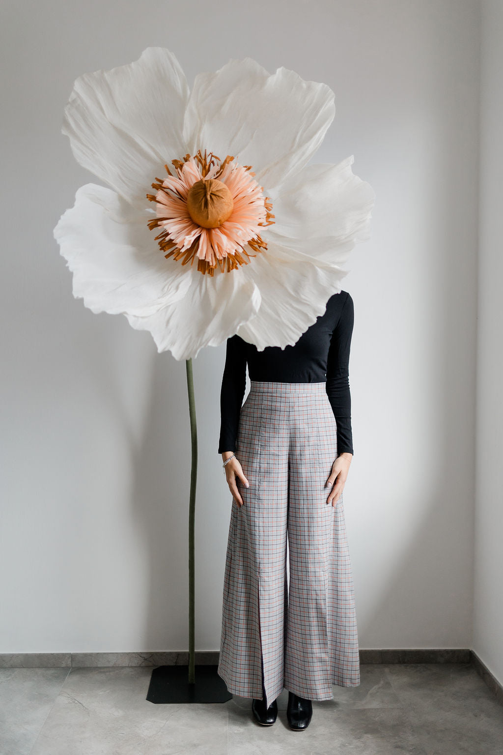 Pantalone MARGOT - Flanella di cotone fantasia