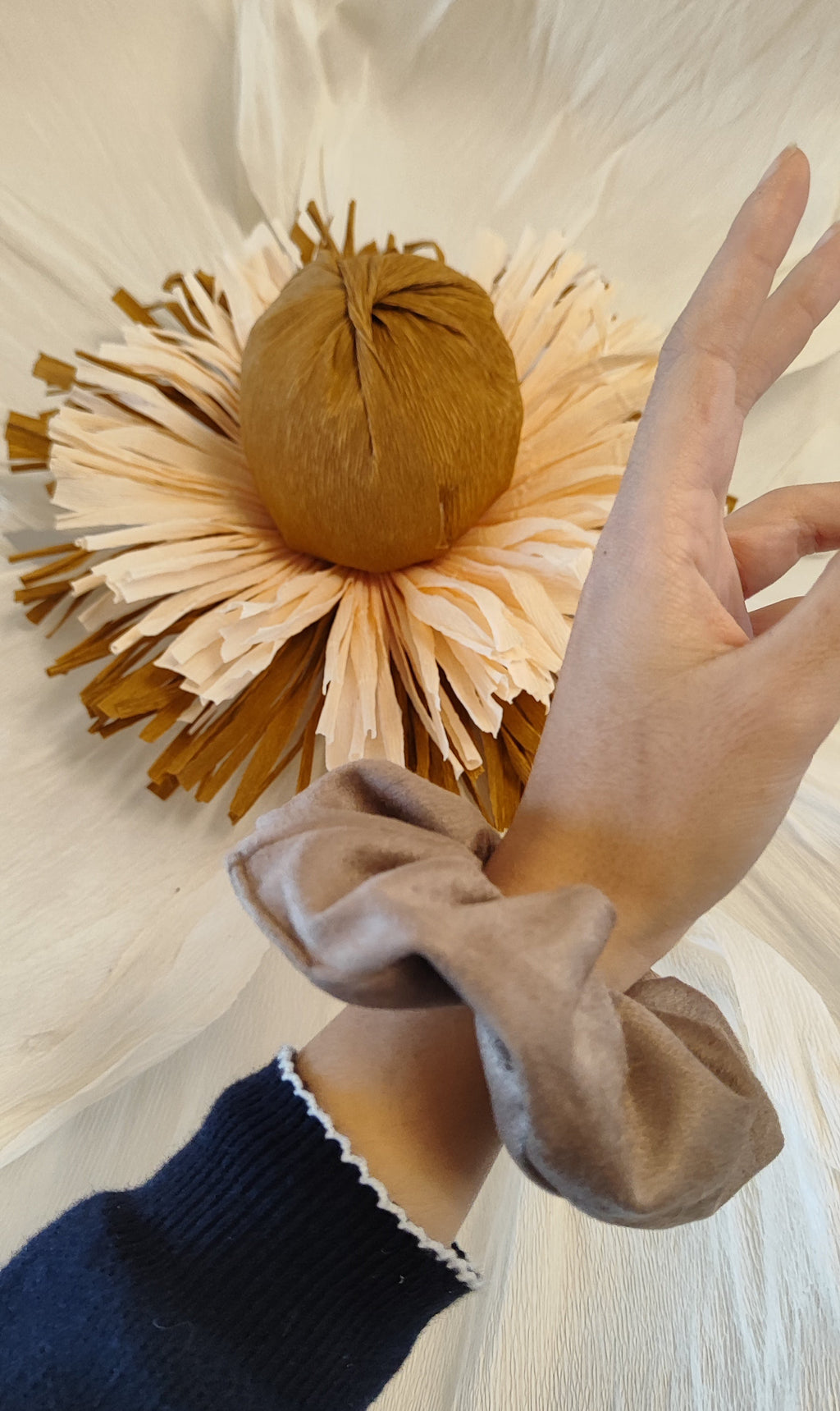 Scrunchie in tessuto