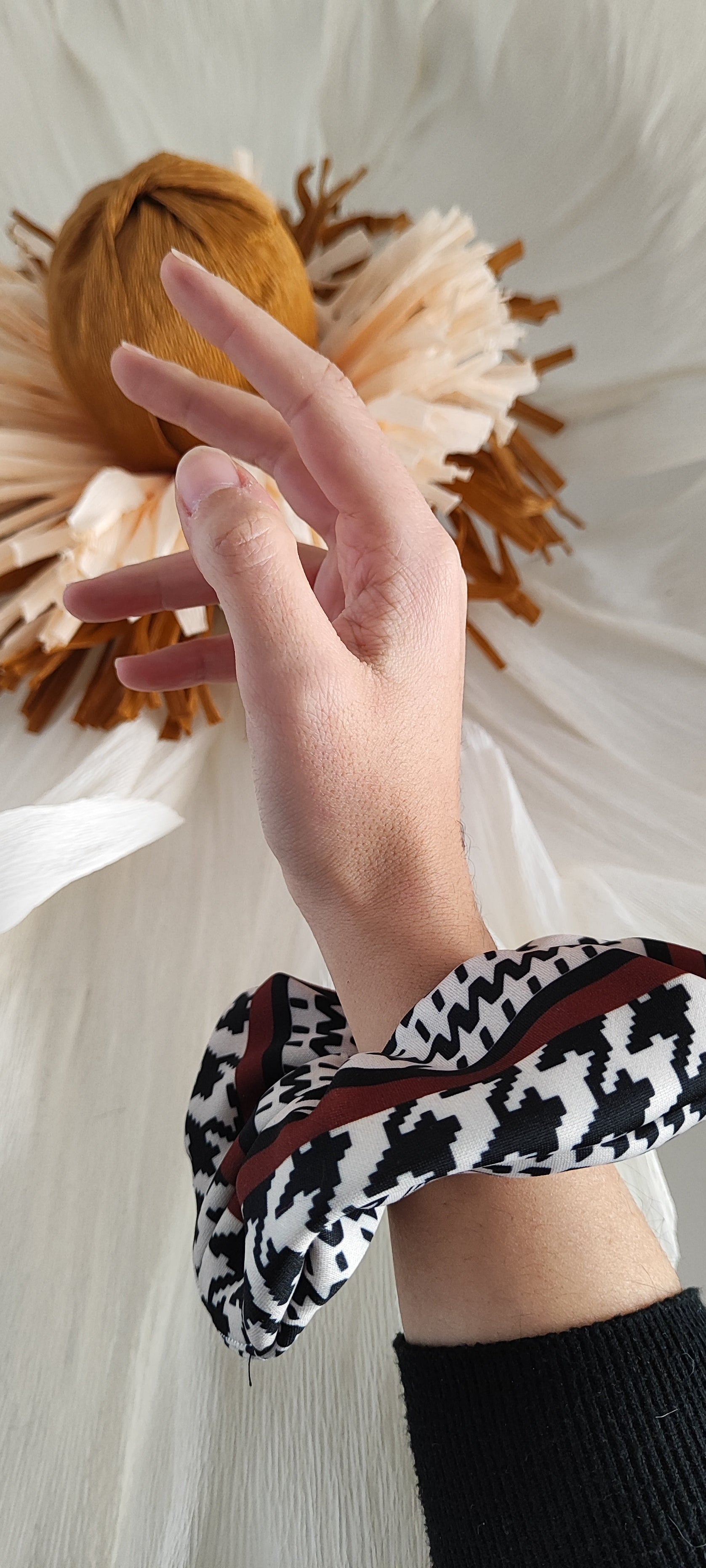 Scrunchie in tessuto