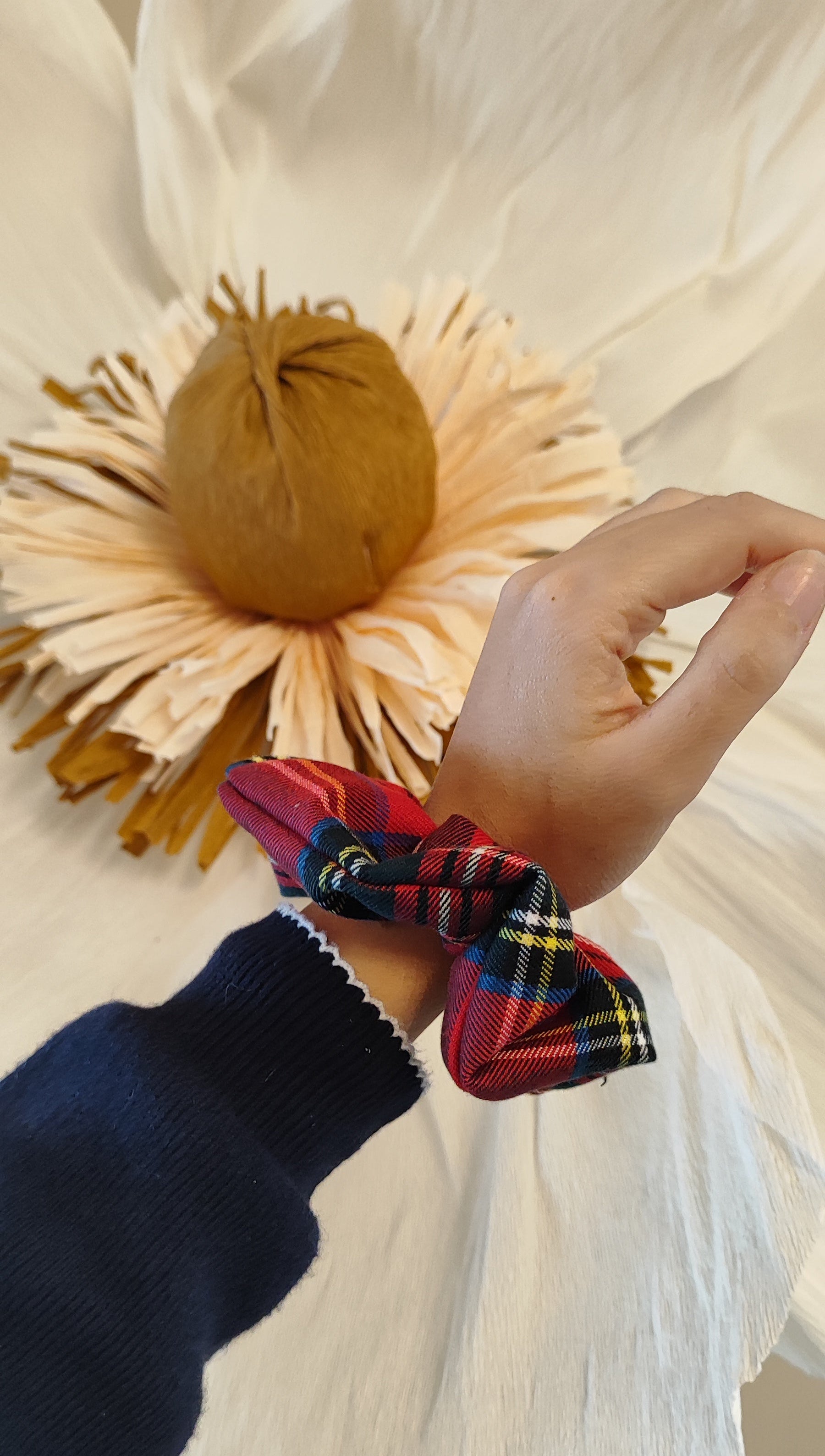 Scrunchie in tessuto