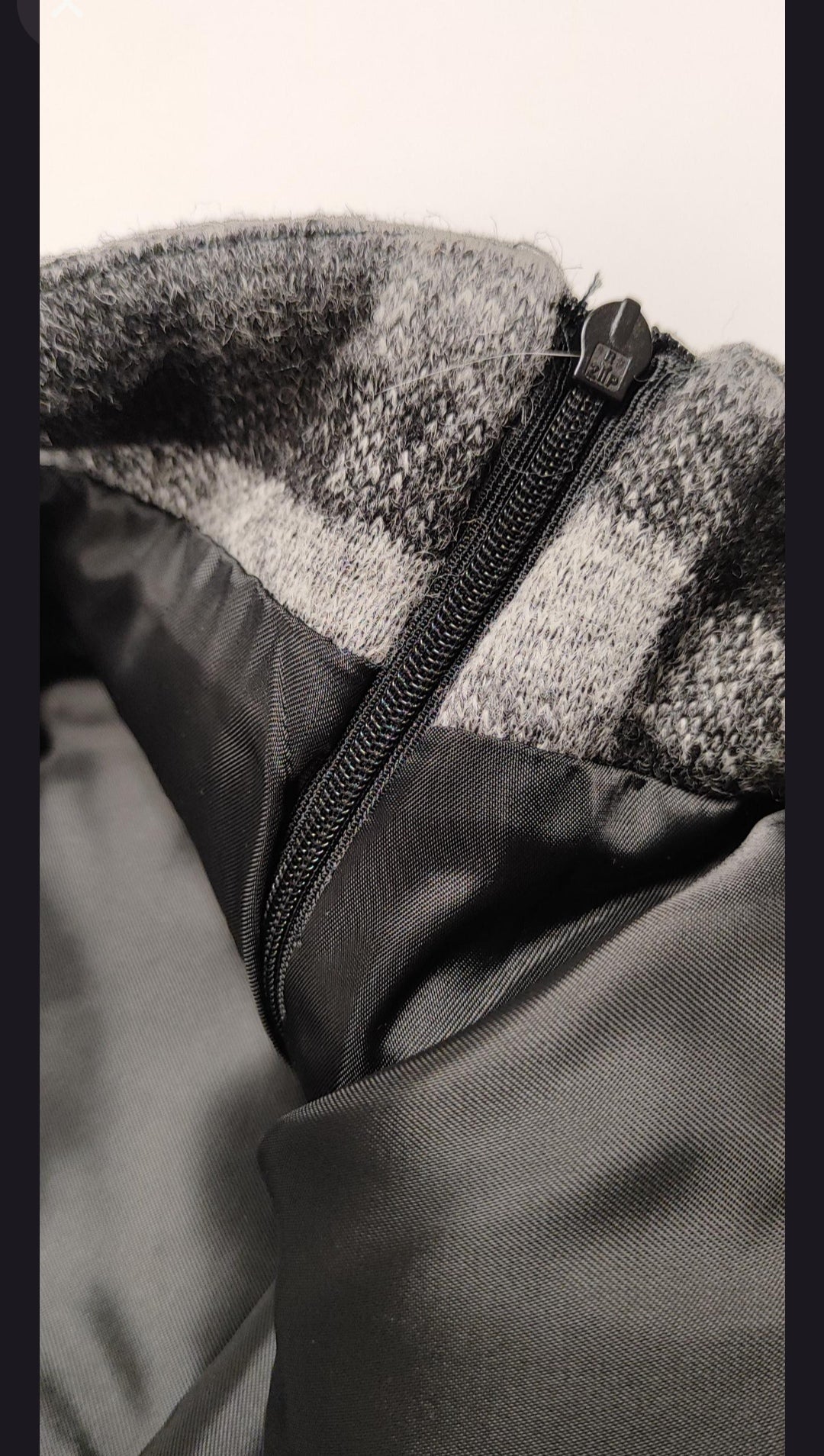 Gonna a tubino con frange